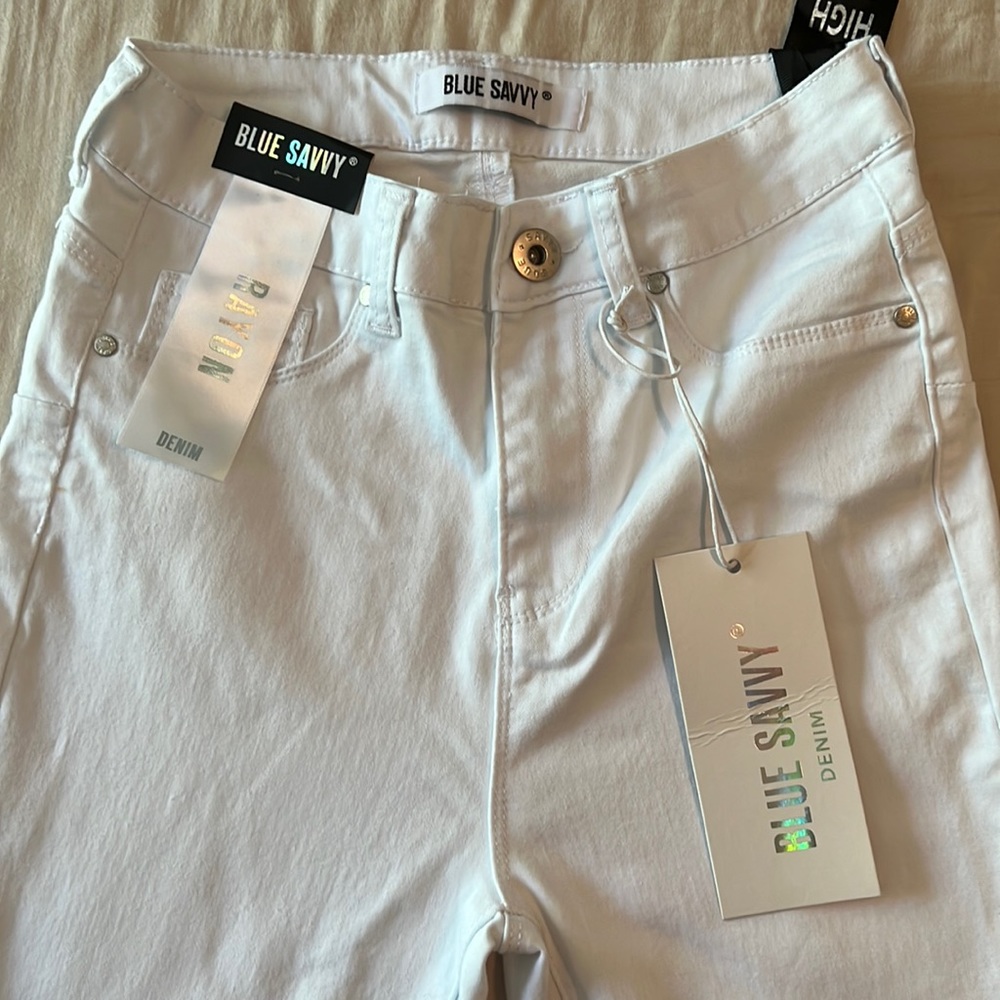 White Stretch Denim